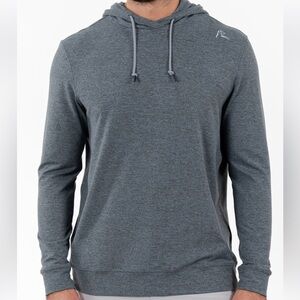 Rhoback Hesi Performance Hoodie Men’s M Heather Charcoal Gray
